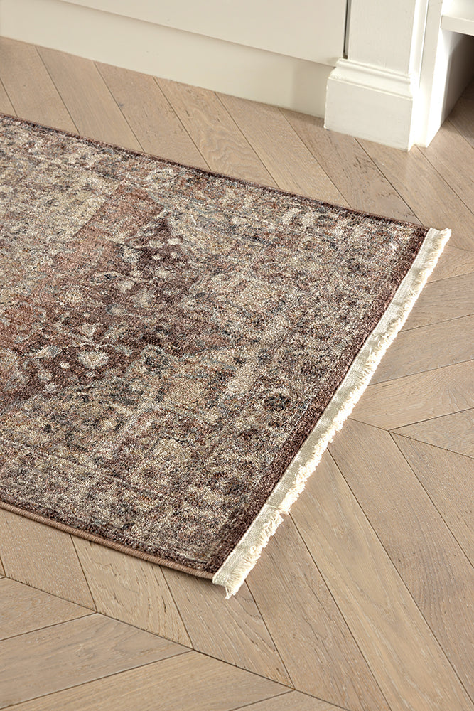 Darren Palmer Heirloom Plum Runner Rug