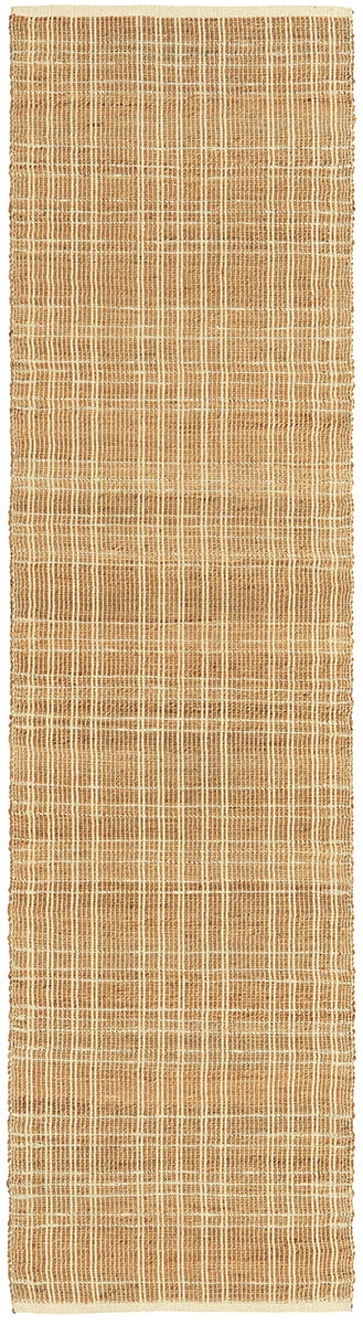 Darren Palmer Plaid Sandstone Runner Rug (Pre-order)