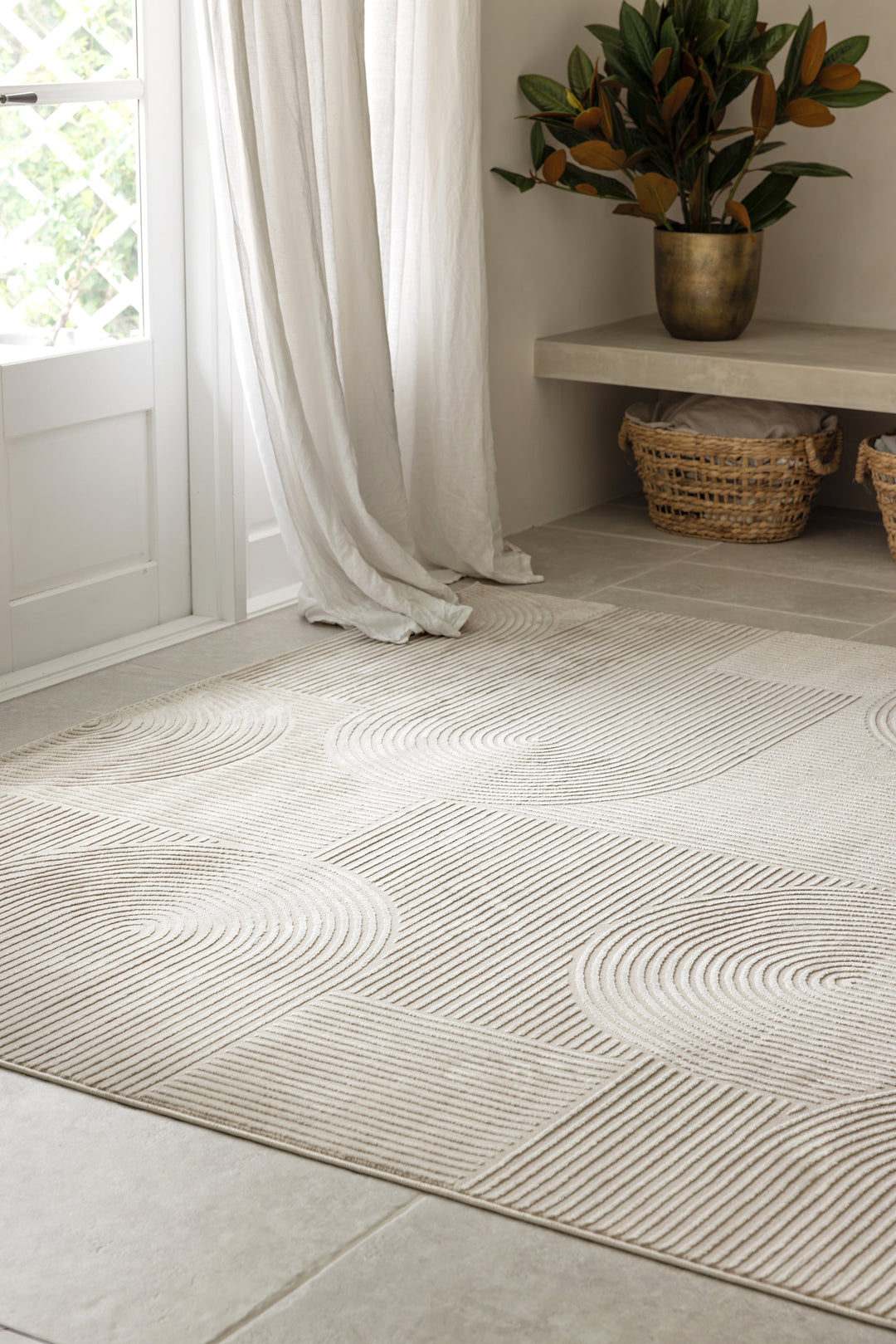 Darren Palmer Raking Linen Rug