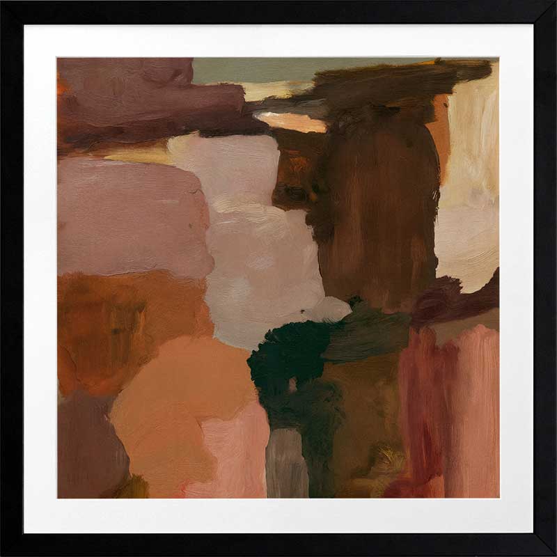 Strata Framed Art Print