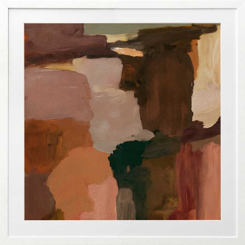 Strata Framed Art Print