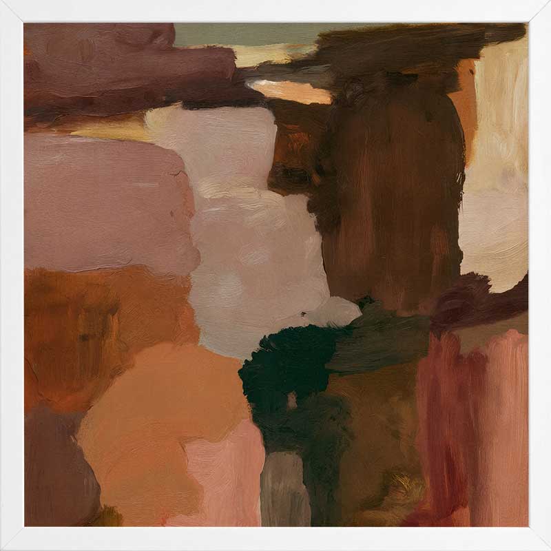 Strata Framed Art Print