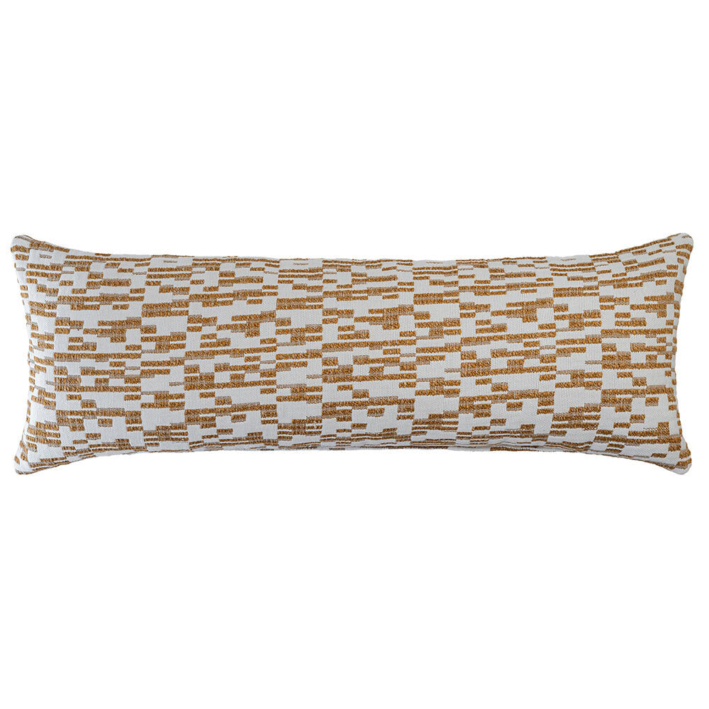 Rye Rectangle Neutral Cushion With Feather Insert - 90x30cm