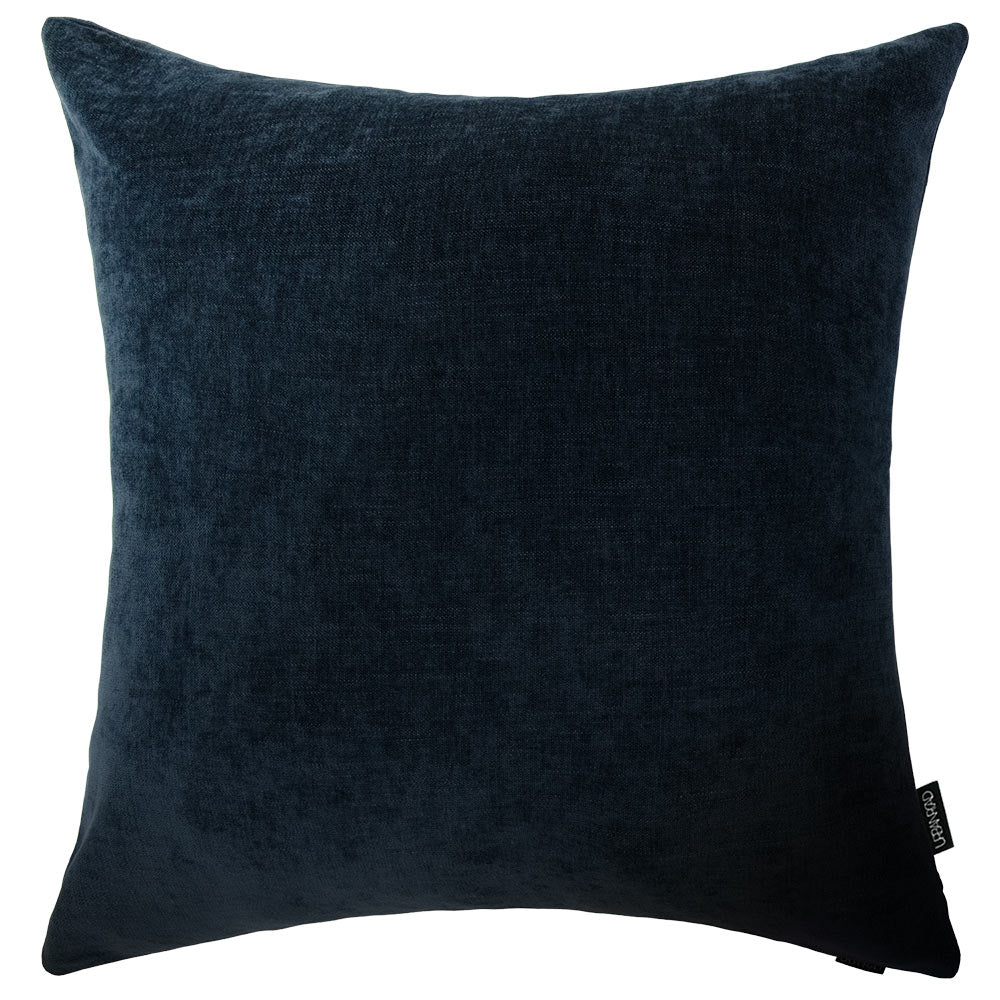 Ember Navy Square Chenille Cushion with Insert - 60x60cm (Pre-order)