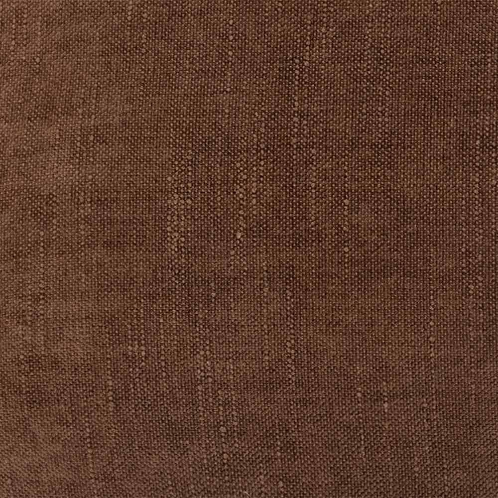 Ember Brown Square Chenille Cushion with Insert - 60x60cm (Pre-order)