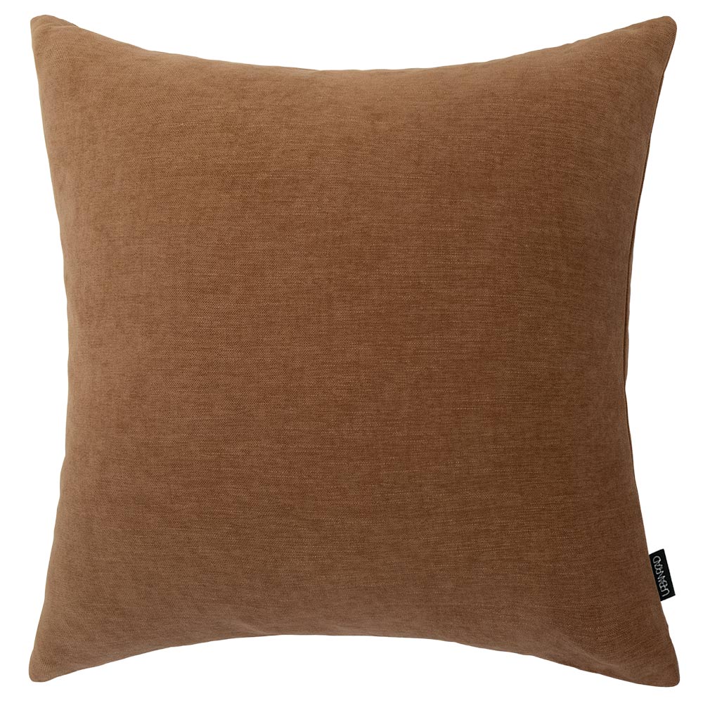 Ember Rust Square Chenille Cushion with Insert - 60x60cm (Pre-order)