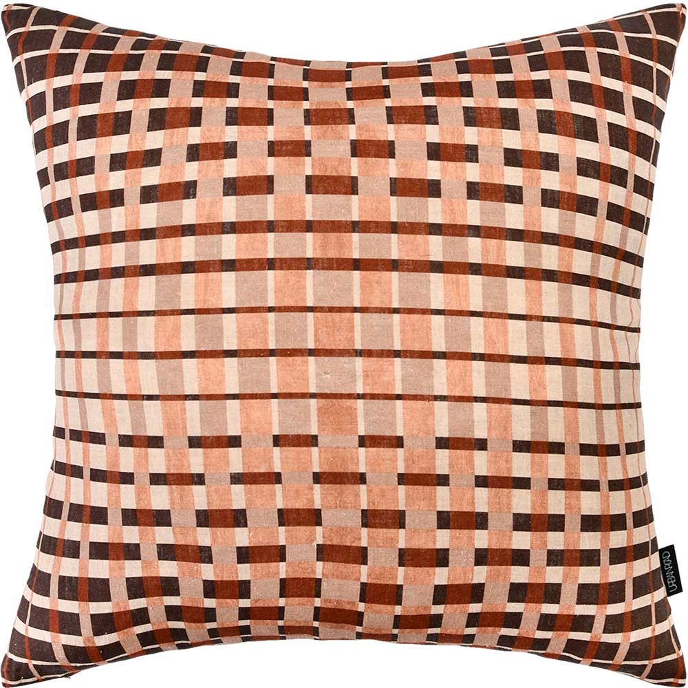 Interference Sand Square Linen Cushion with Insert - 50x50cm (Pre-order)