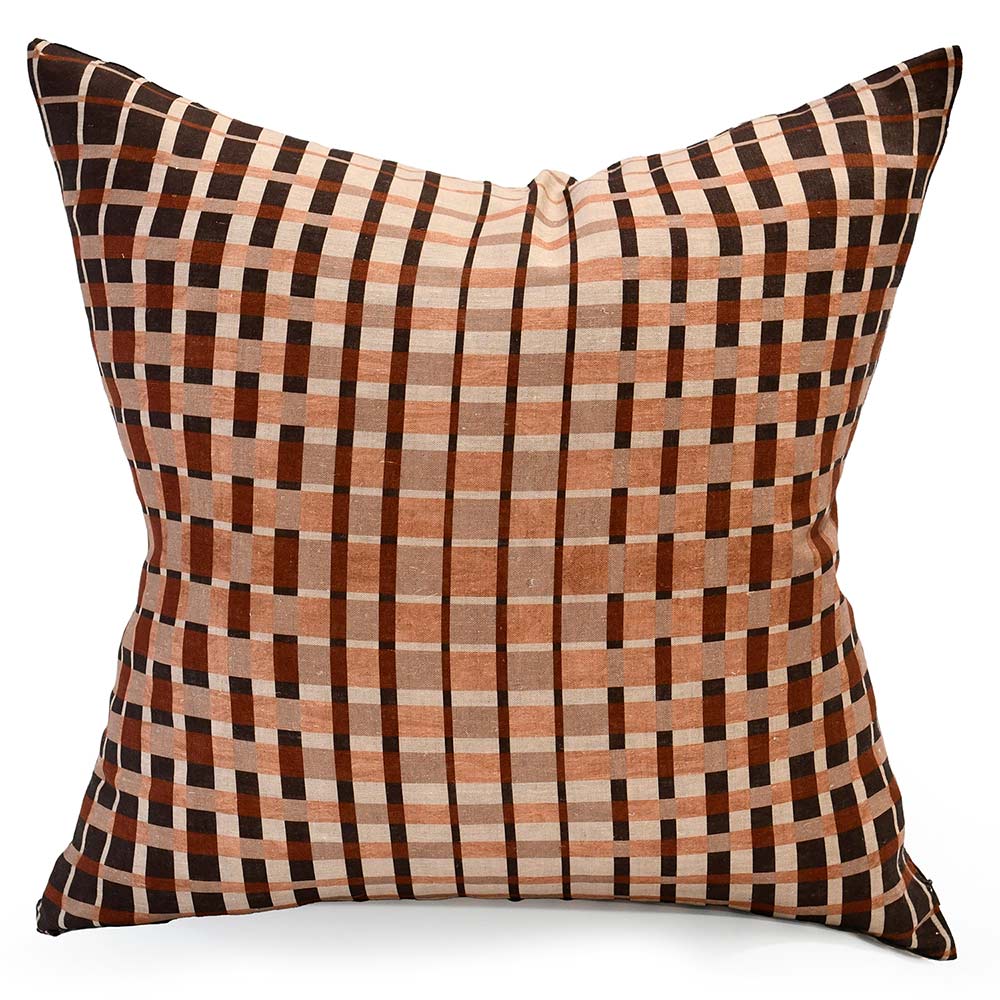 Interference Sand Square Linen Cushion with Insert - 50x50cm (Pre-order)