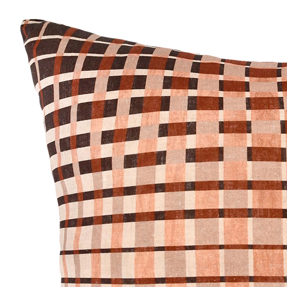 Interference Sand Square Linen Cushion with Insert - 50x50cm (Pre-order)