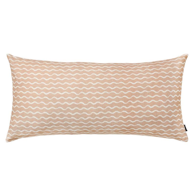 Endless Linen Cushion with Feather Insert - 80x40cm