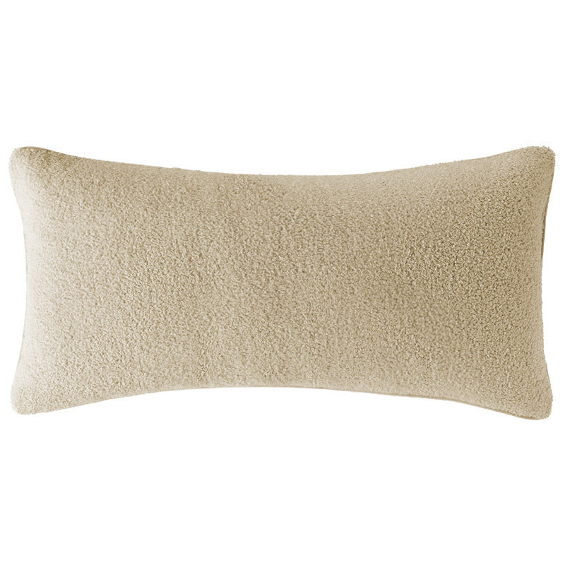 Vanilla Cream Boucle Cushion with Feather Insert - 80x40cm
