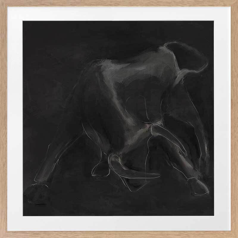 Contours Charge Framed Art Print